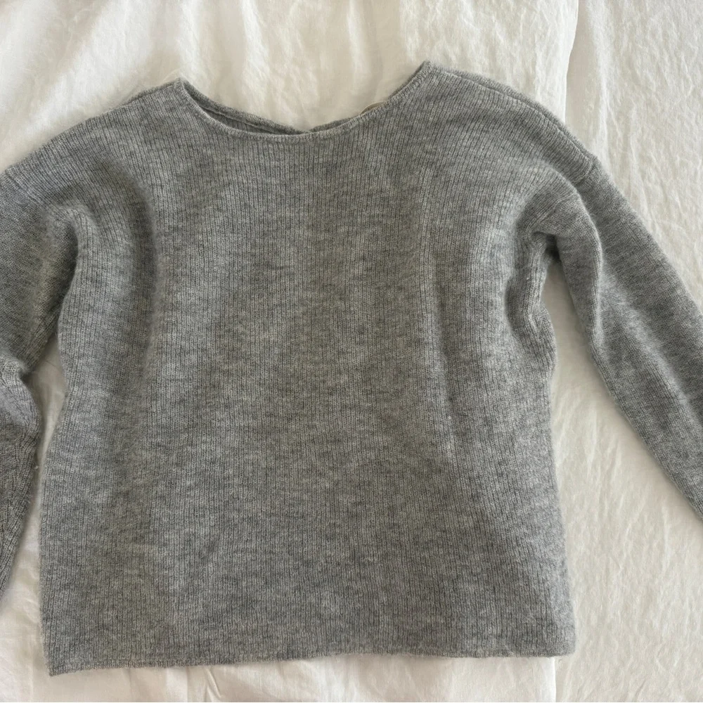Sezane Gray Women's Cardigan Sweater - Picture 4 of 5